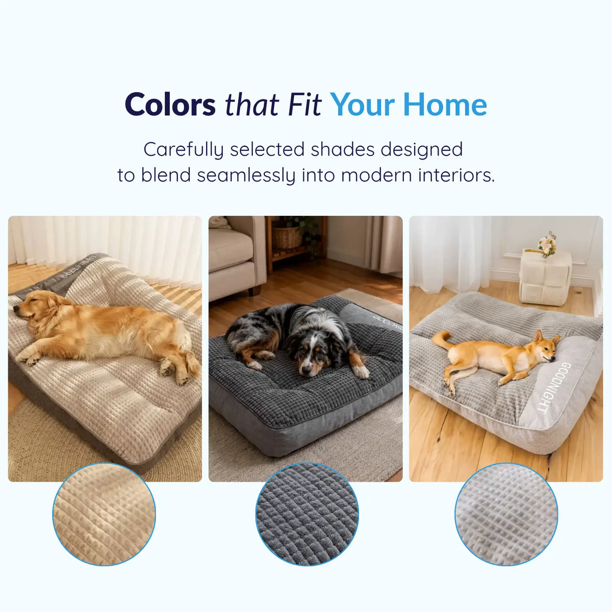Pet Is Family Coussin Orthopédique Apaisant